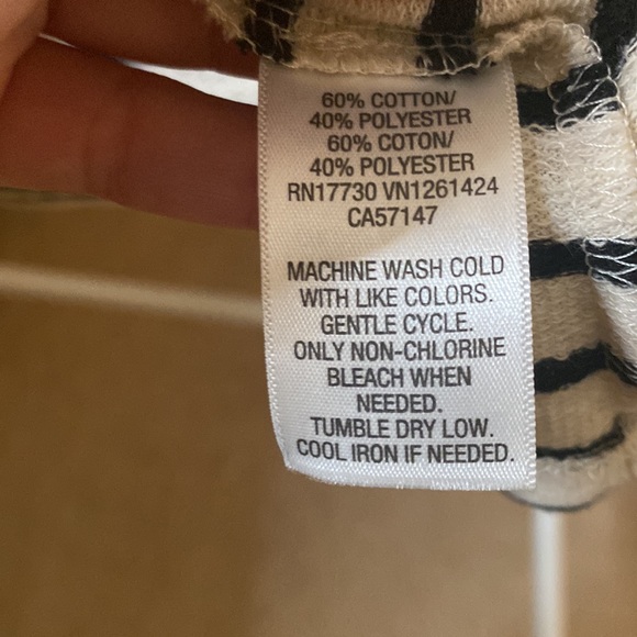 Cotton Striped Blazer Cardigan - Picture 7 of 7